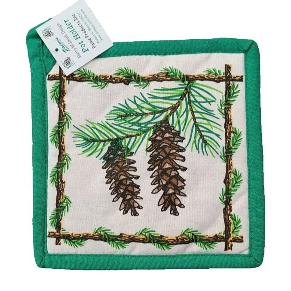 Pine Cones & Branch Pot Holder 8